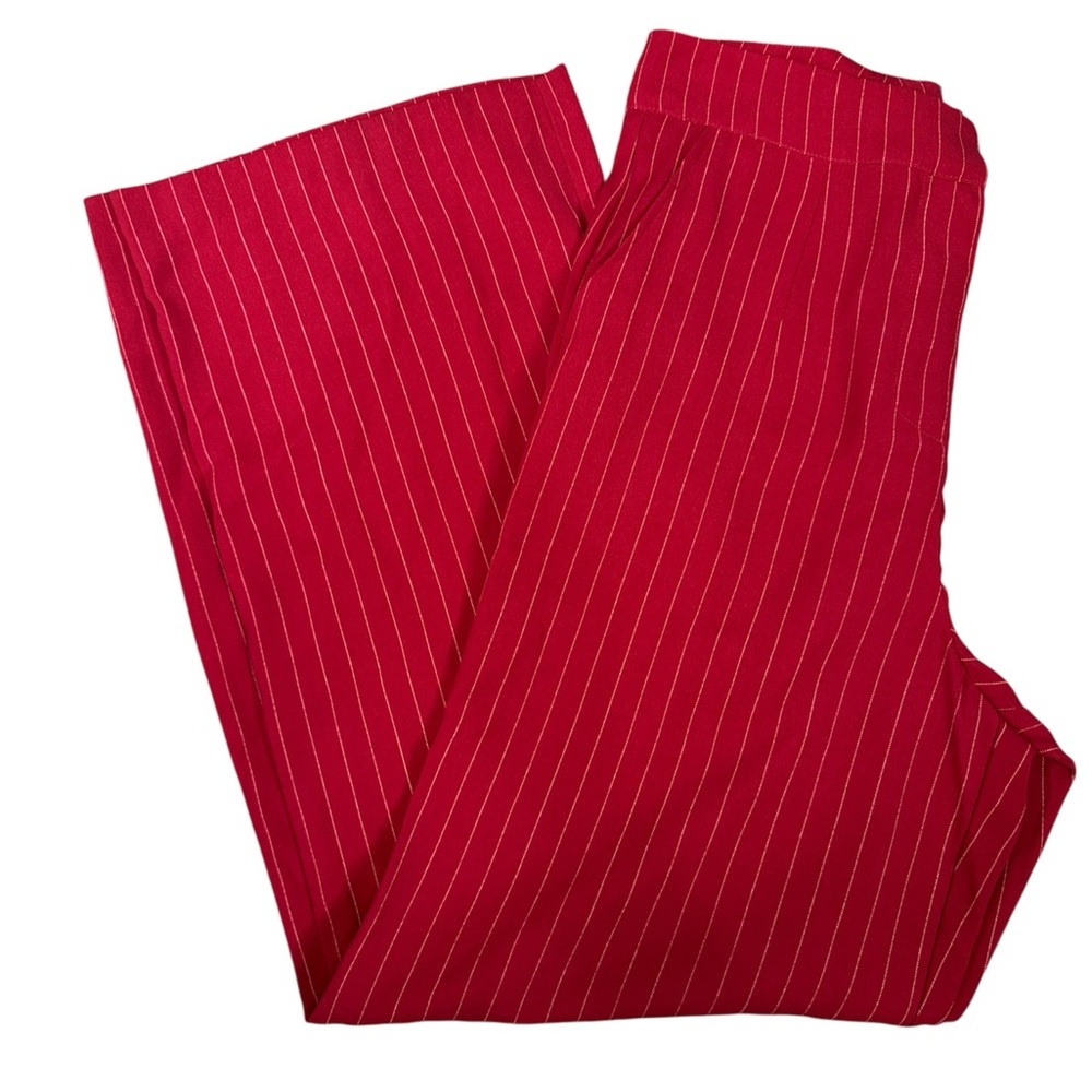 Madison Red striped Dress Pants